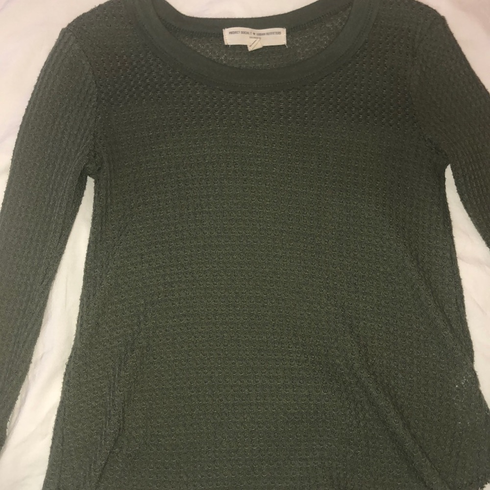 Army green urban outfitters long sleeve.